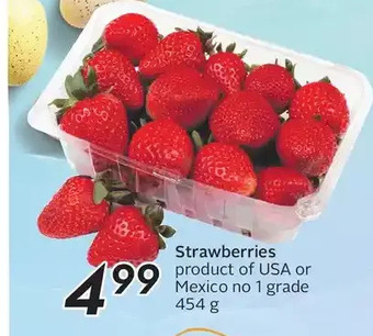 Sobeys Urban Fresh Strawberries offer