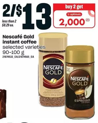 Loblaws Nescafe gold instant coffee offer