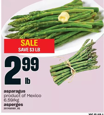 Independent Grocer Asparagus offer
