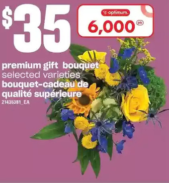 Independent Grocer Premium gift bouquet offer