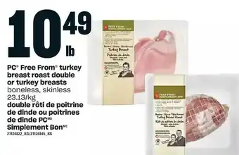 Independent Grocer Pc free from turkey breast roast double or turkey breasts offer