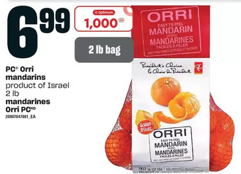 Independent Grocer Pc orri mandarins offer