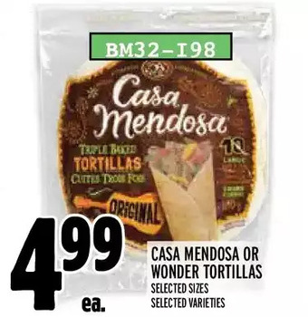 Metro Casa mendosa or wonder tortillas offer