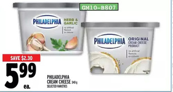 Metro Philadelphia cream cheese offer