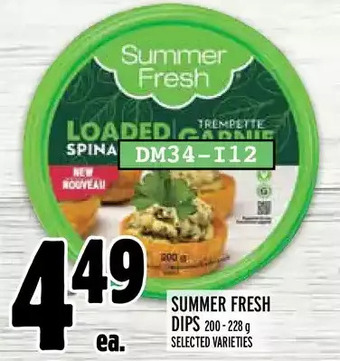 Metro Summer fresh dips offer