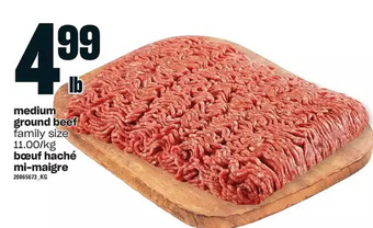 Independent Grocer Medium ground beef offer