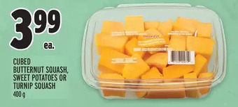 Metro Cubed butternut squash, sweet potatoes or turnip squash offer