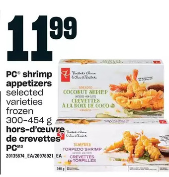 Independent Grocer Pc shrimp appetizers offer