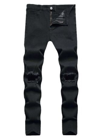 SheIn Men ripped skinny jeans offer
