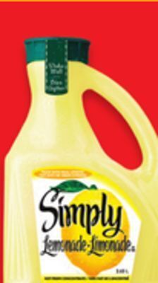Walmart Simply lemonade juice offer
