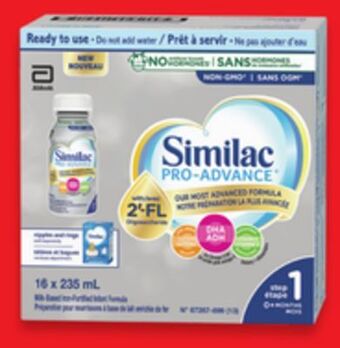 Walmart Similac pro-advance step 1 ready-to-feed bottles offer