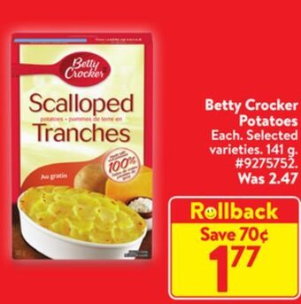 Walmart Betty crocker potatoes offer
