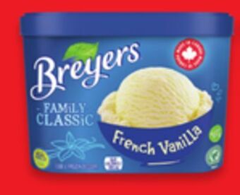 Walmart Breyers family classic frozen tub offer