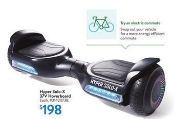 Walmart Hyper solo-x 37v hoverboard offer