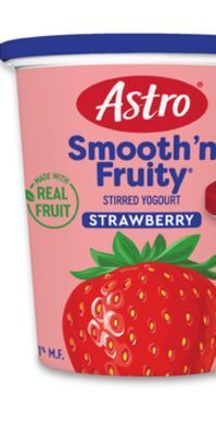 Walmart Astro smooth 'n fruity yogurt tubs offer