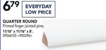 Lowe's Metrie quarter round, 11/16 x 11/16 x 8' offer