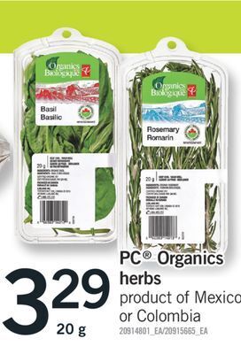 Fortinos Pc® organics herbs, 20 g offer