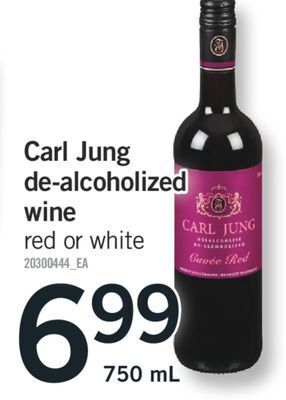 Fortinos Carl jung de-alcoholized de-alcoholized wine, 750 ml offer