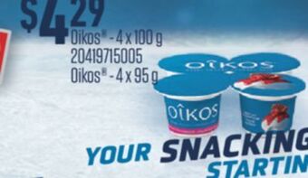 Fortinos Oikos® - 4 x 100 g offer