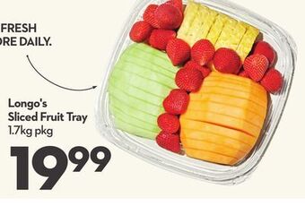 Longo's Longo's sliced fruit tray offer