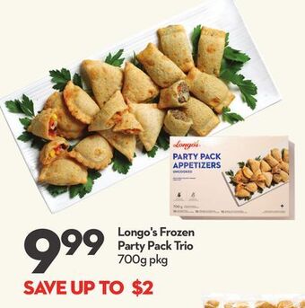 Longo's Longo's frozen party pack trio offer