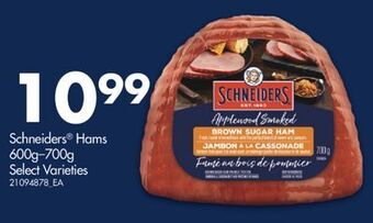 Fortinos Schneiders® hams, 600g - 700g offer