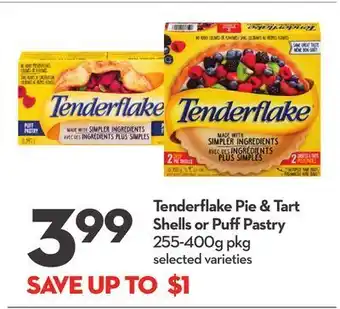 Longo's Tenderflake pie & tart shells or puff pastry offer