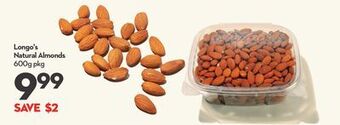 Longo's Longo's natural almonds offer