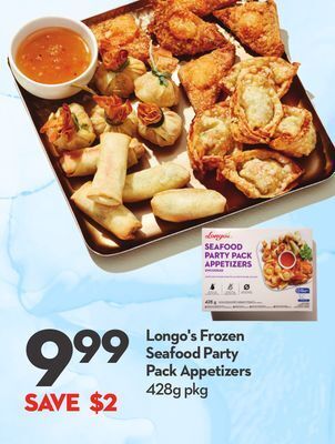 Longo's Longo's frozen seafood party pack appetizers offer