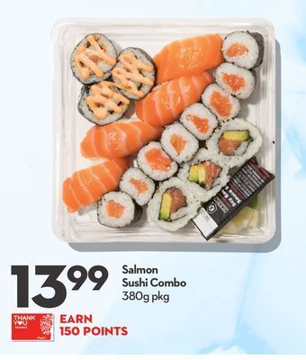 Longo's Salmon sushi combo offer