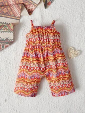 SheIn Shein baby allover print cami jumpsuit offer