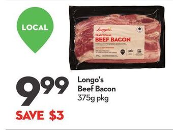 Longo's Longo's beef bacon offer