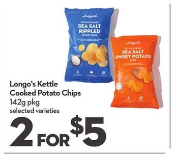 Longo's Longo's kettle cooked potato chips offer