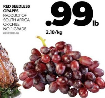 Real Canadian Superstore Red seedless grapes offer