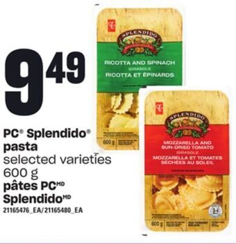 Independent Grocer Pc® splendido pasta, 600 g offer