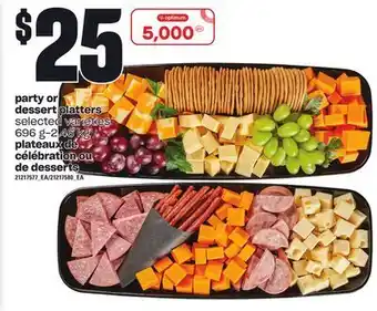 Independent Grocer Party or dessert platters, 696 g-2.46 kg offer