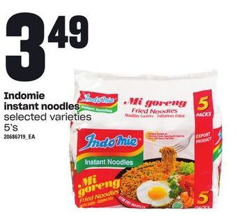 Loblaws Indomie instant noodles, 5's offer