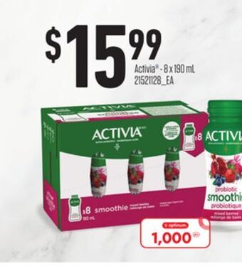 Loblaws Activia, 8 x 190 ml offer