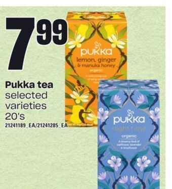 Loblaws Pukka tea, 20's offer