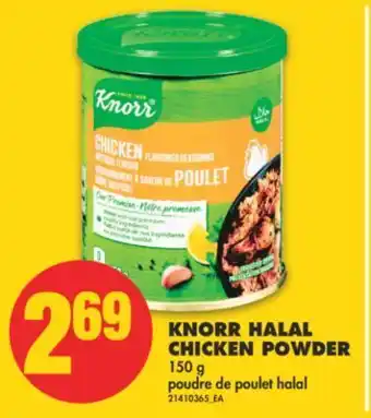 No Frills Knorr halal chicken powder, 150 g offer