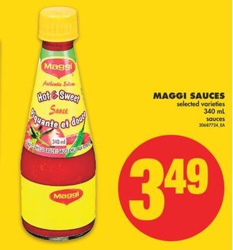 No Frills Maggi sauces, 340 ml offer