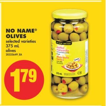 No Frills No name® olives, 375 ml offer