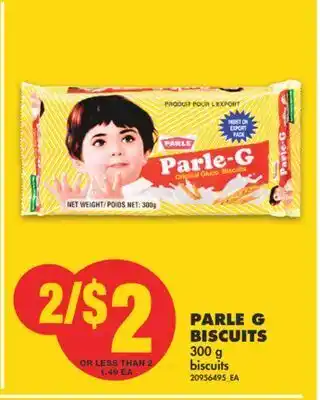 No Frills Parle g biscuits, 300 g offer