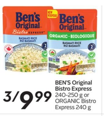 Sobeys Ben's original bistro express offer