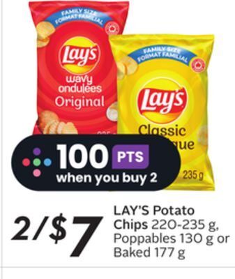 Sobeys Lay's potato chips offer