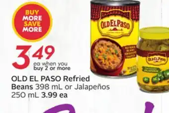 Sobeys Old el paso refried beans offer