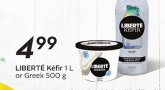 Sobeys Liberté kéfir offer