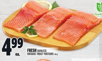 Metro Fresh skinless ontario trout portion offer