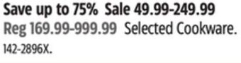 Canadian Tire Paderno selected cookware offer