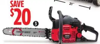 Canadian Tire Troy-bilt 42 cc 2-cycle chainsaw offer